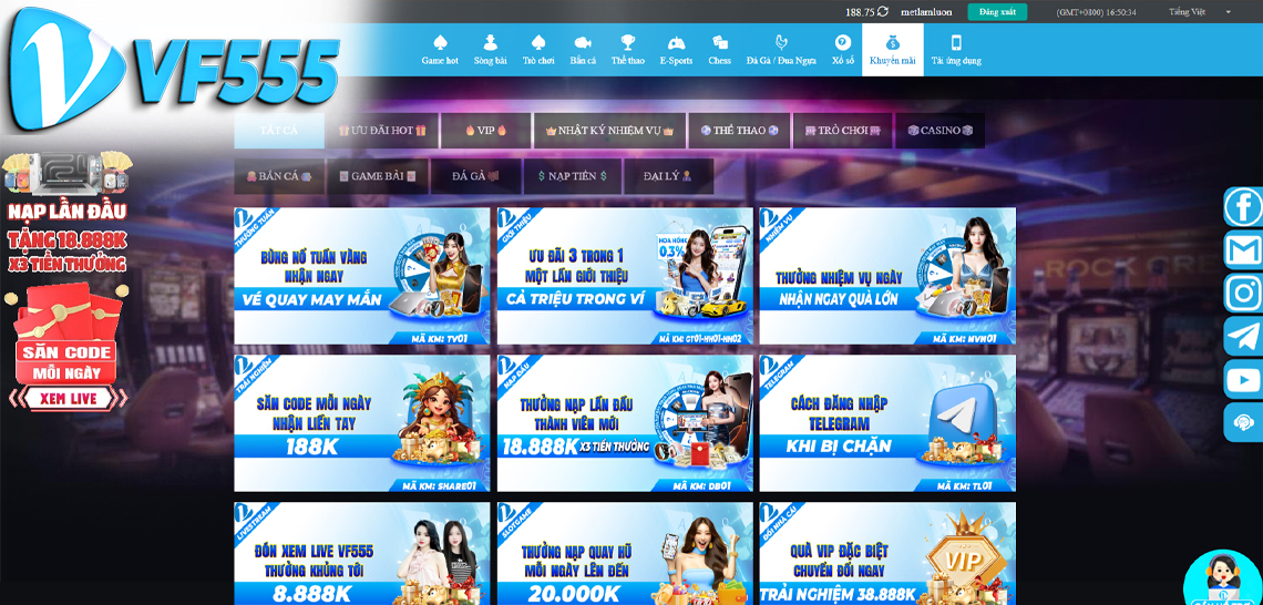 Khuyến mãi VF555